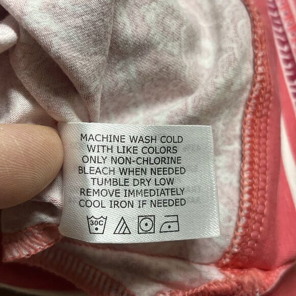 Coolibar Women Oceanside Tunic Dress Size S Pink UPF 50+ Beachy Vacation Coverup - Picture 9 of 12